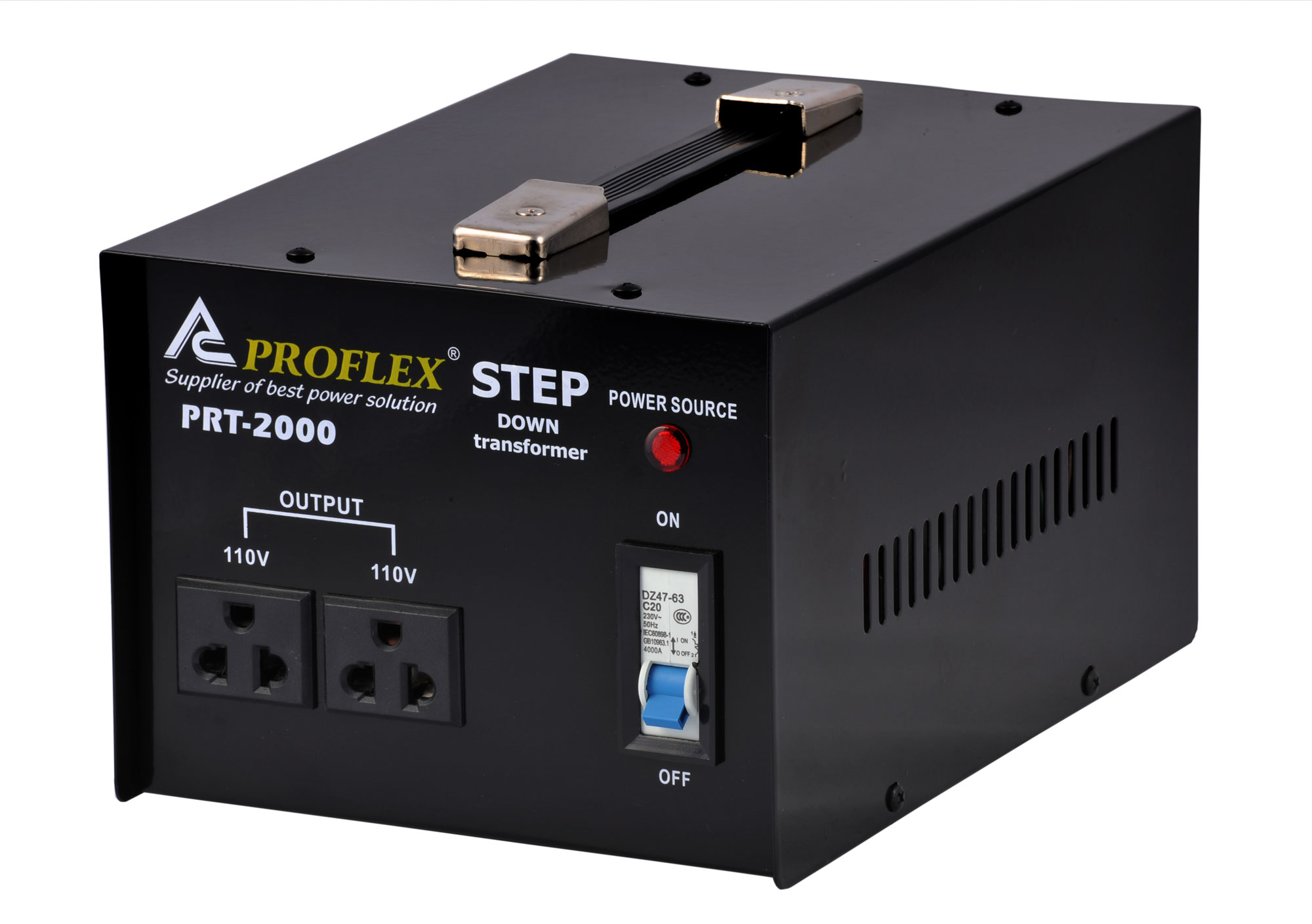 Měnič napětí 2x110V pro sušičky USA