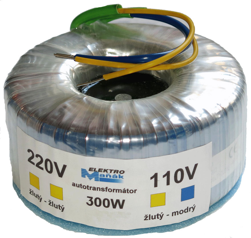Trafo toroidní 300W odděl. vinutí 