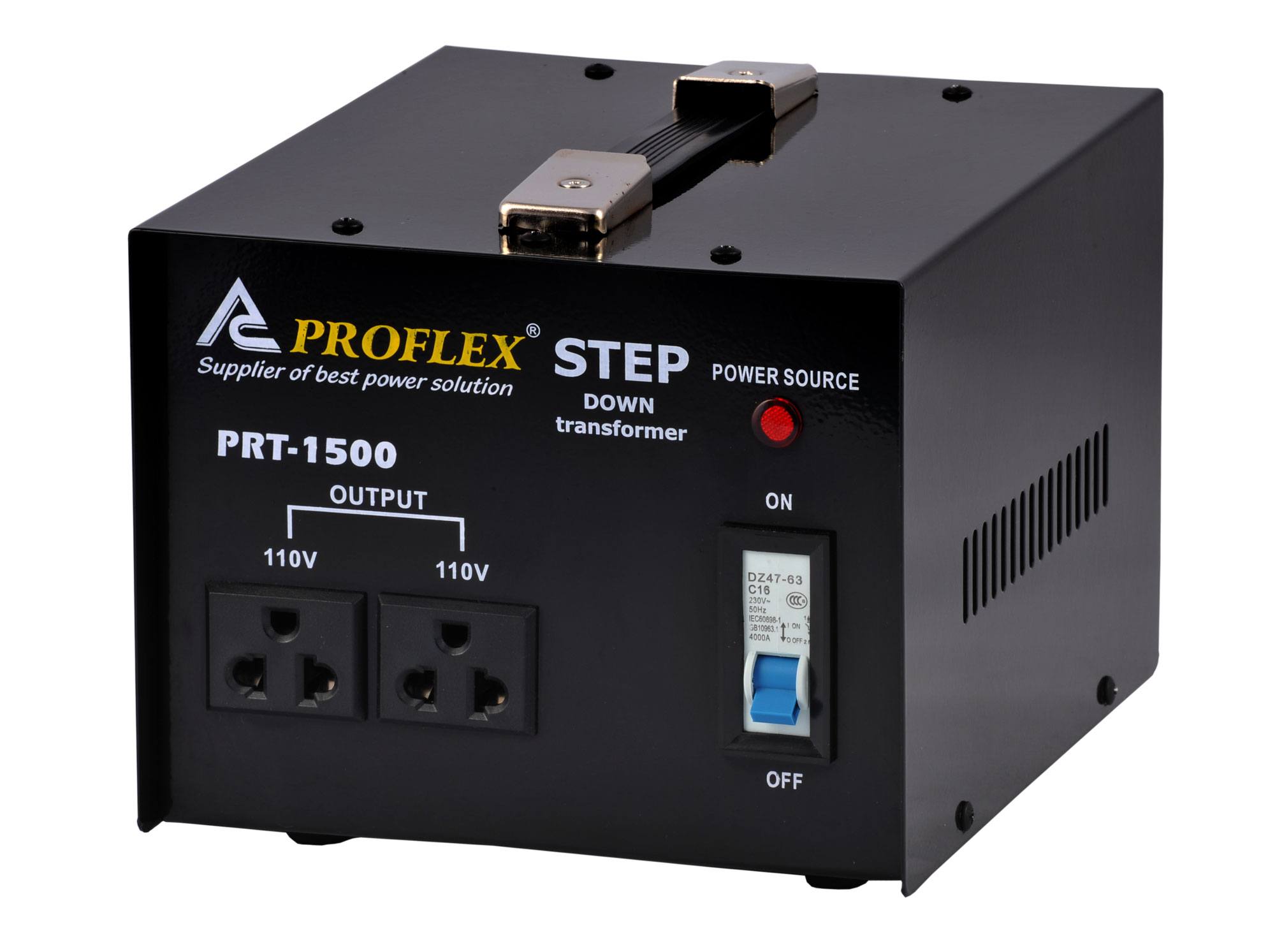Měnič napětí 230V/110V 1500W PROFLEX PRT-1500
