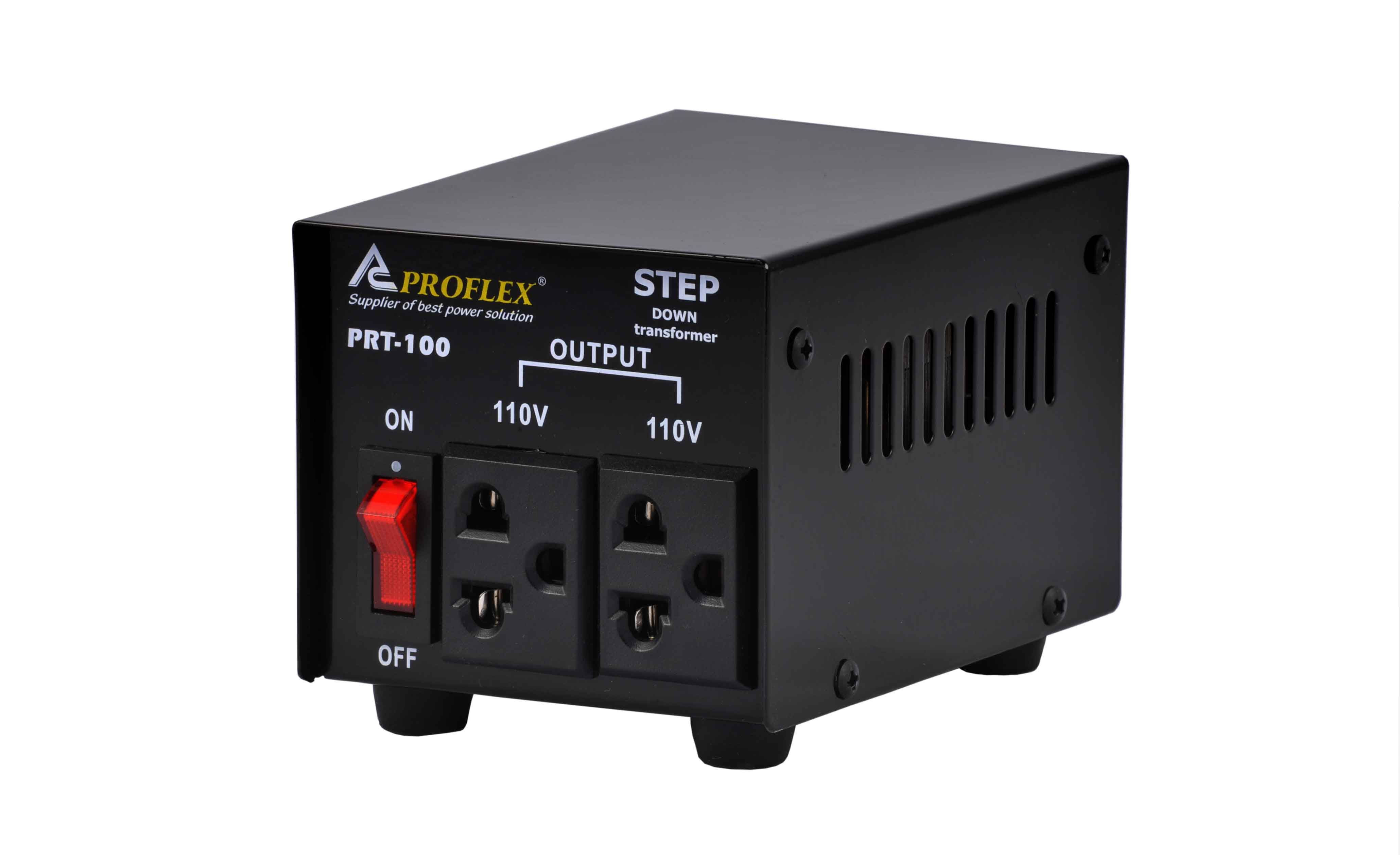 Měnič napětí  230V/110V 100W PROFLEX PRT-100