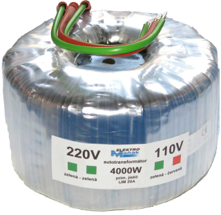 Transformátor toroidní 230V/110V 4000W