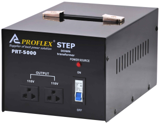 Měnič napětí 230V/110V 5000W PROFLEX PRT-5000