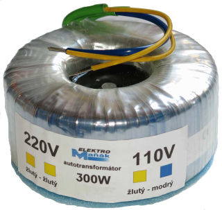 Transformátor toroidní 230V/110V 300W