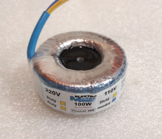 Transformátor toroidní 230V/110V 100W